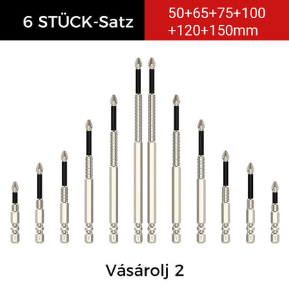 🔥🛠️ 6 darabos keresztfejű csavarhúzó készlet ⚙️💎