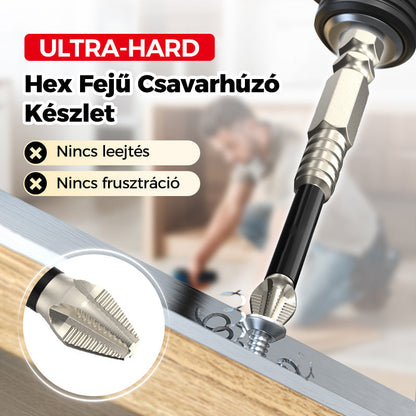 🔥🛠️ 6 darabos keresztfejű csavarhúzó készlet ⚙️💎