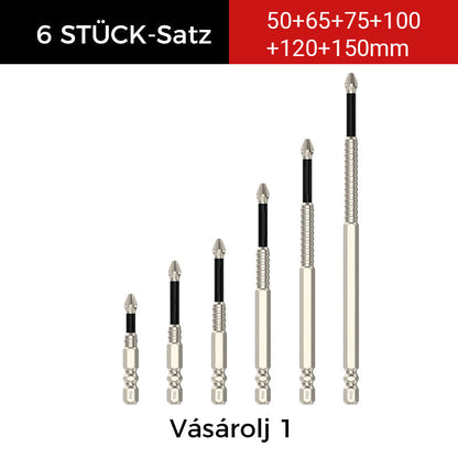 🔥🛠️ 6 darabos keresztfejű csavarhúzó készlet ⚙️💎